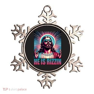 He Is Rizzin Jesus Christ Ornament