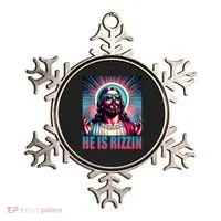 He Is Rizzin Jesus Christ Ornament thumb 0