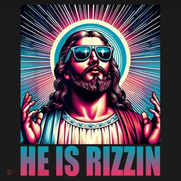 He Is Rizzin Jesus Christ Ornament