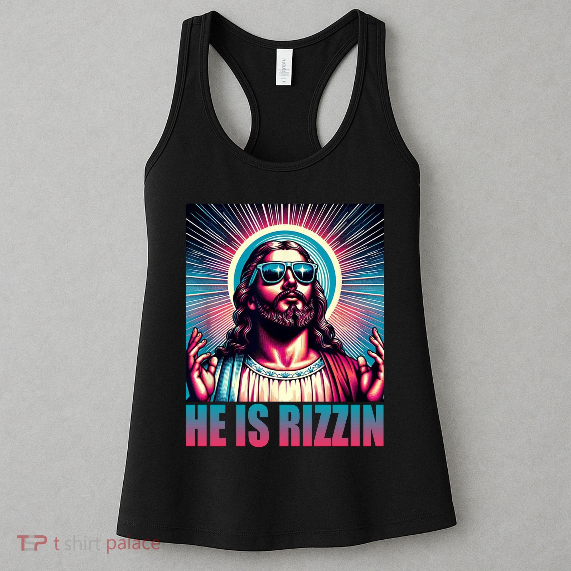 He Is Rizzin Jesus Christ Women's Tank Top