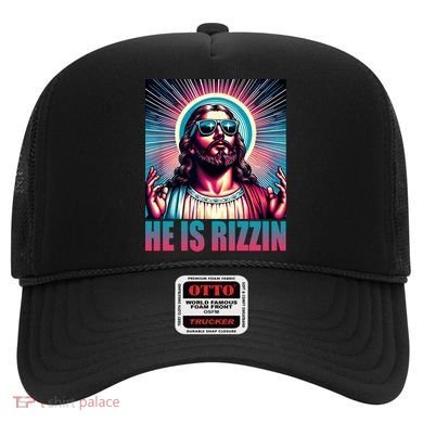 He Is Rizzin Jesus Christ Hat