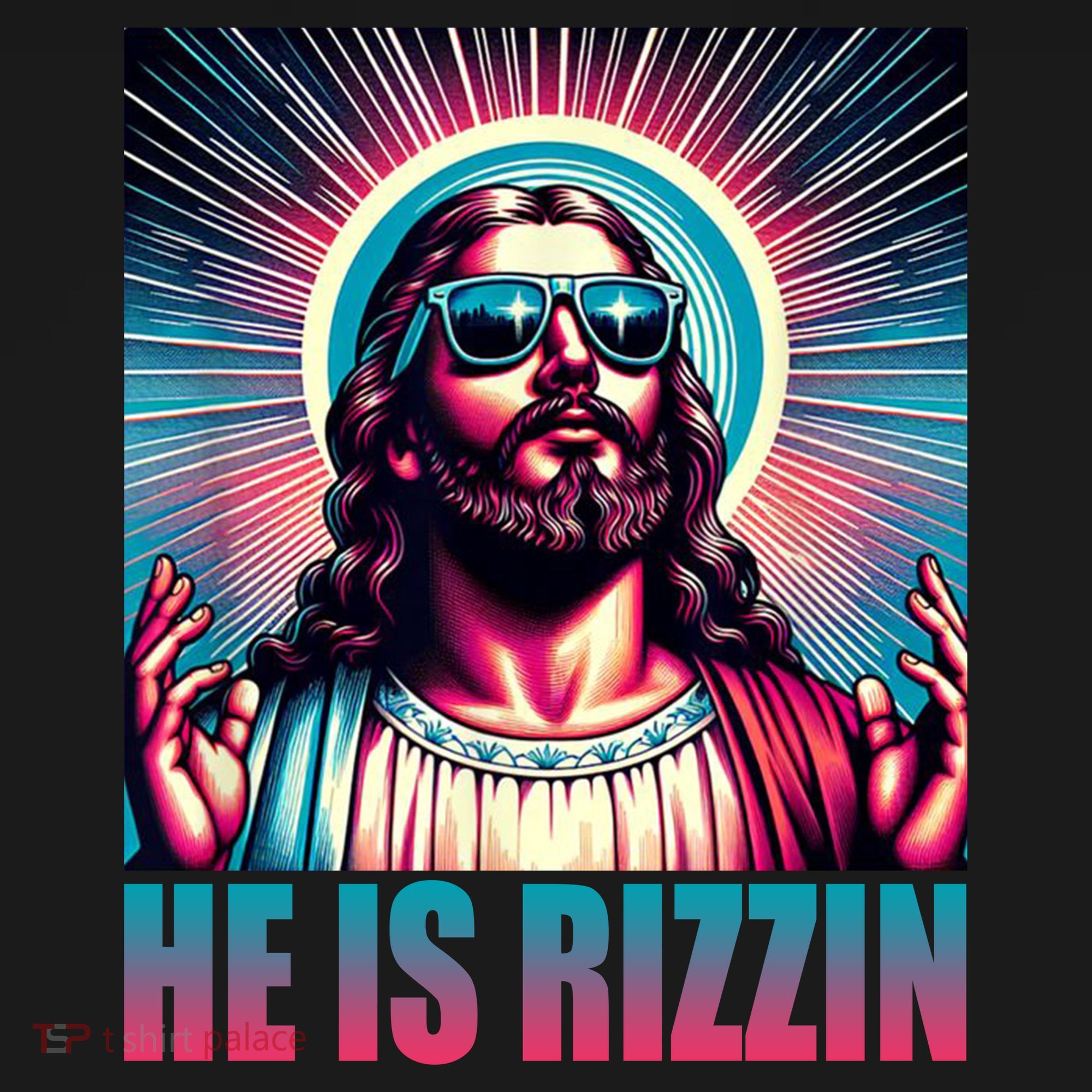 He Is Rizzin Jesus Christ Women's T-Shirt