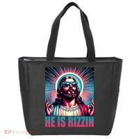 He Is Rizzin Jesus Christ Tote Bag thumb 0