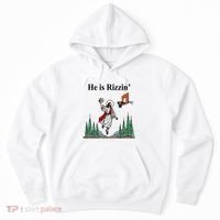 He Is Rizzin Funny Jesus Playing Basketball Meme Hoodie thumb 0