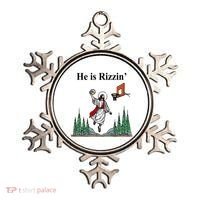 He Is Rizzin Funny Jesus Playing Basketball Meme Ornament thumb 0