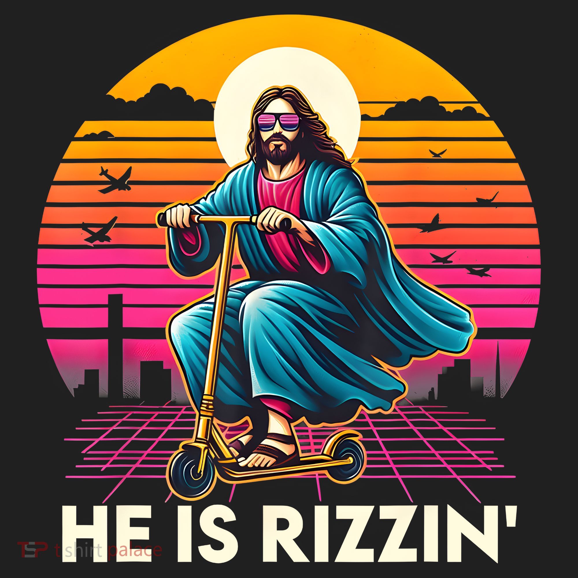 He Is Rizzen Jesus Is Rizzen Cool Jesus Jesus Has Rizzen Beanie