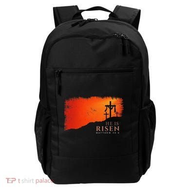 He Is Risen Matthew 286 Jesus Christ Cross Gift Backpack