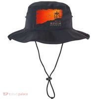 He Is Risen Matthew 286 Jesus Christ Cross Gift Bucket Hat thumb 0