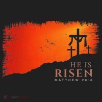 He Is Risen Matthew 286 Jesus Christ Cross Gift Beanie thumb 2