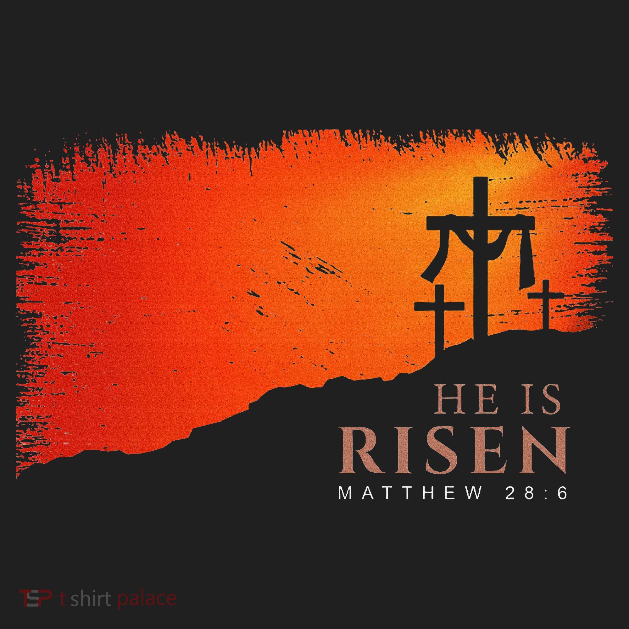 He Is Risen Matthew 286 Jesus Christ Cross Gift Hat