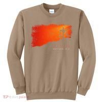 He Is Risen Matthew 286 Jesus Christ Cross Gift Sweatshirt thumb 0