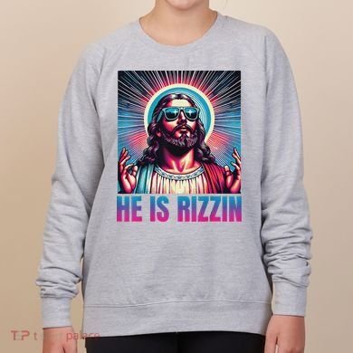 He Is Rizzin Jesus Women's Sweatshirt