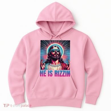 He Is Rizzin Jesus Hoodie
