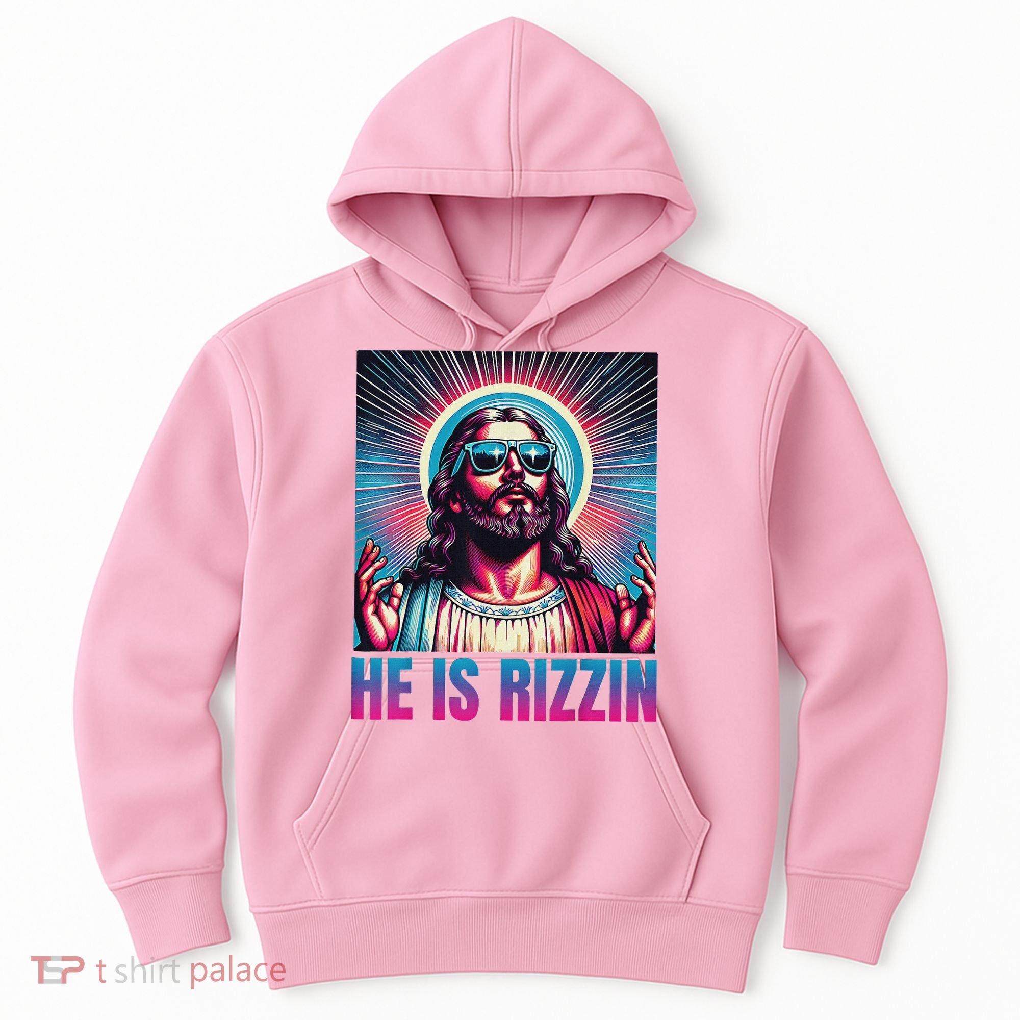 He Is Rizzin Jesus Hoodie
