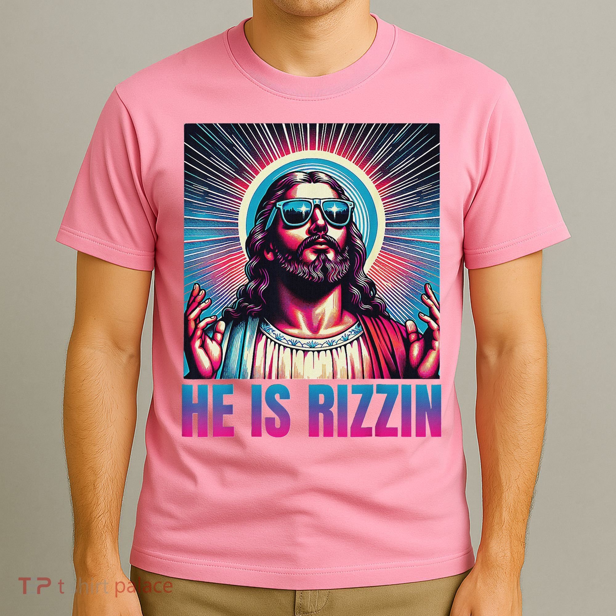 He Is Rizzin Jesus T-Shirt