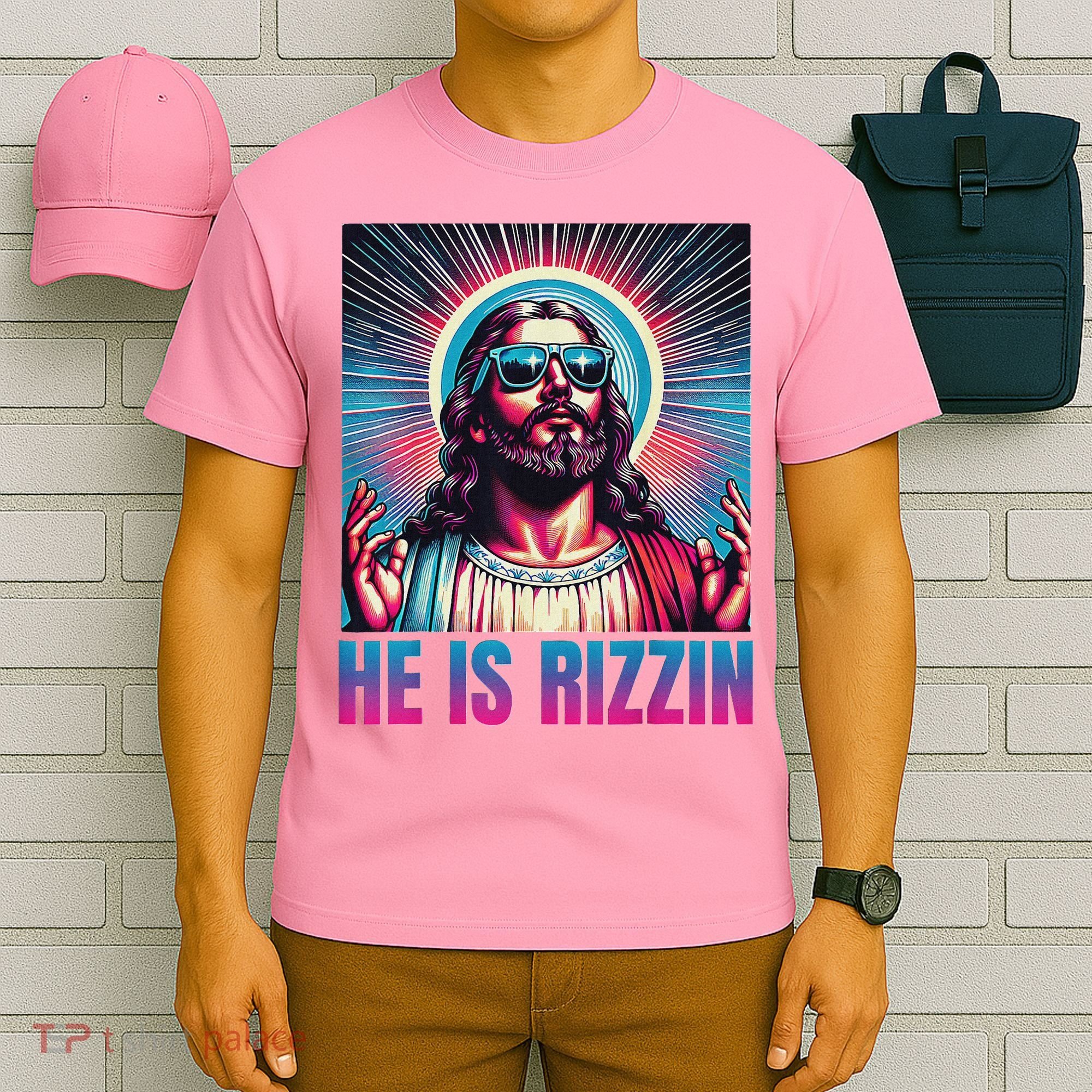 He Is Rizzin Jesus T-Shirt