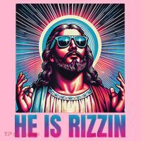 He Is Rizzin Jesus Pajama Set thumb 2