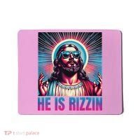 He Is Rizzin Jesus Mousepad thumb 0