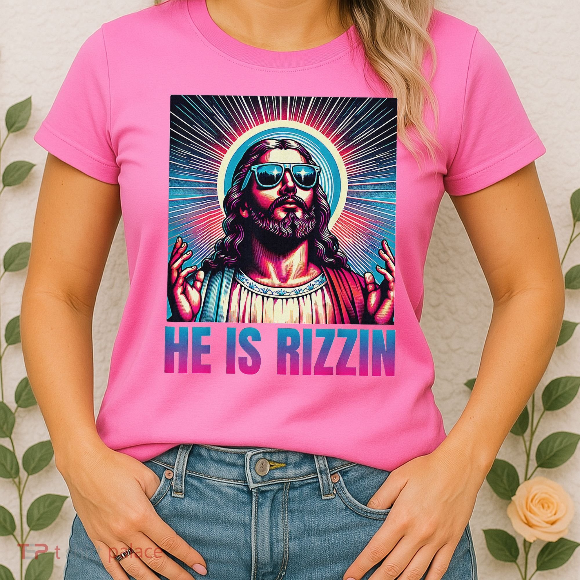 He Is Rizzin Jesus Women's T-Shirt