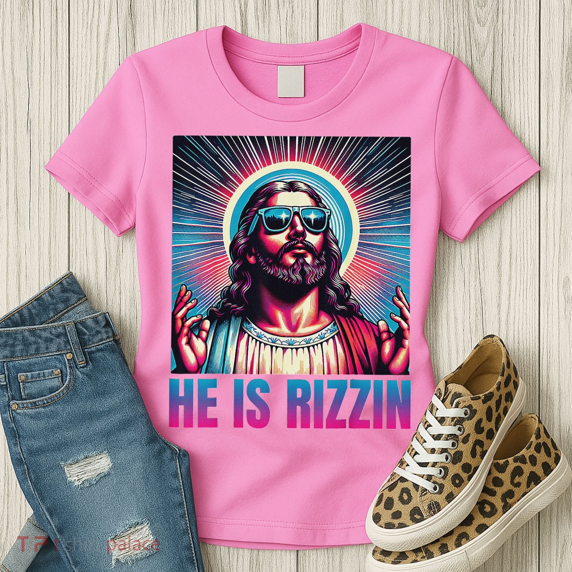 He Is Rizzin Jesus Women's T-Shirt