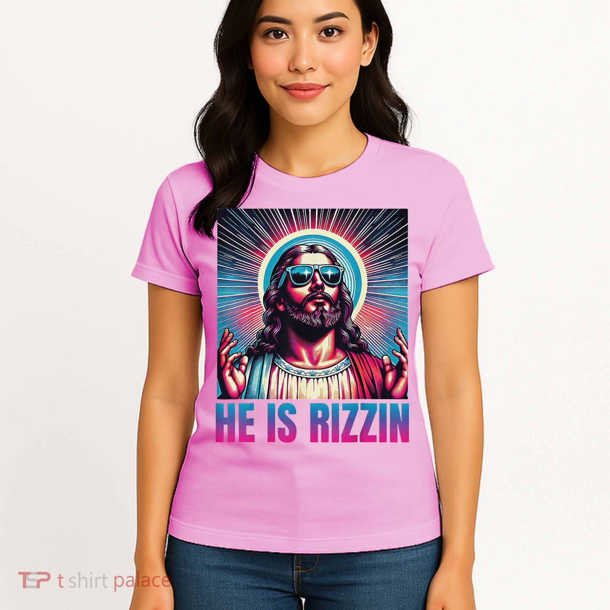 He Is Rizzin Jesus Women's T-Shirt