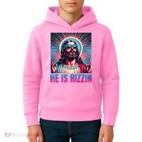 He Is Rizzin Jesus Kids Hoodie thumb 4