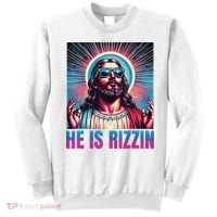 He Is Rizzin Jesus Sweatshirt thumb 0
