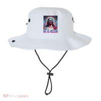 He Is Rizzin Jesus Bucket Hat thumb 0