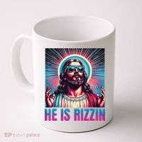 He Is Rizzin Jesus Coffee Mug thumb 0