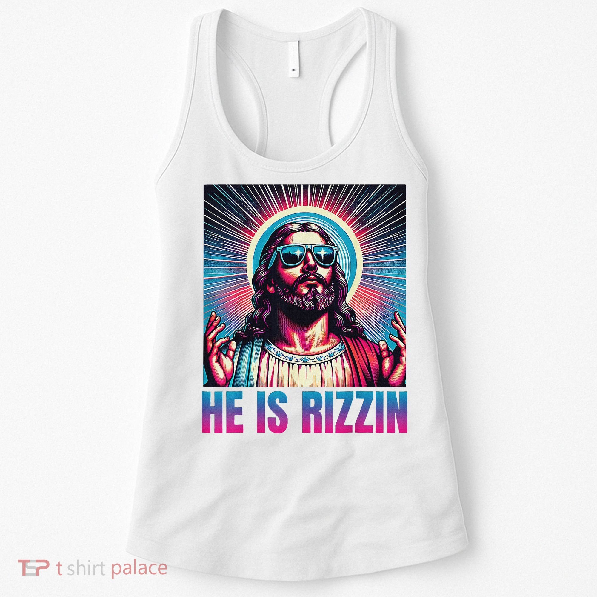He Is Rizzin Jesus Women's Tank Top
