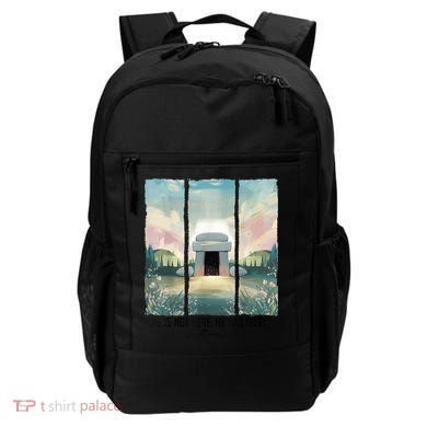 He Is Risen Easter Christian Empty Tomb Jesus Resurrection  Backpack