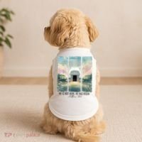 He Is Risen Easter Christian Empty Tomb Jesus Resurrection  Doggie Tank thumb 2