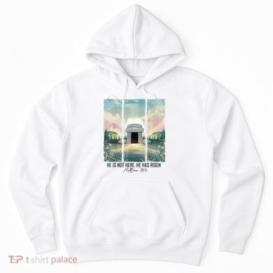 He Is Risen Easter Christian Empty Tomb Jesus Resurrection  Hoodie