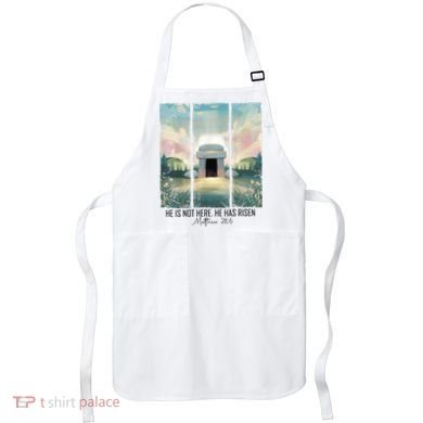 He Is Risen Easter Christian Empty Tomb Jesus Resurrection  Apron
