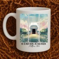He Is Risen Easter Christian Empty Tomb Jesus Resurrection  Coffee Mug thumb 2