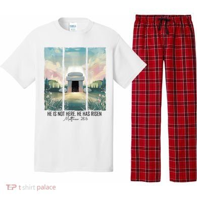 He Is Risen Easter Christian Empty Tomb Jesus Resurrection  Pajama Set