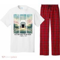 He Is Risen Easter Christian Empty Tomb Jesus Resurrection  Pajama Set thumb 0
