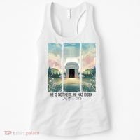 He Is Risen Easter Christian Empty Tomb Jesus Resurrection  Women's Tank Top thumb 0