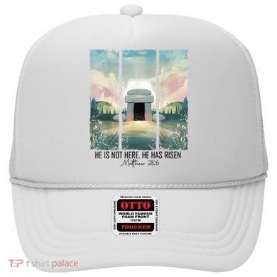 He Is Risen Easter Christian Empty Tomb Jesus Resurrection  Hat
