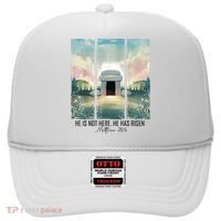 He Is Risen Easter Christian Empty Tomb Jesus Resurrection  Hat thumb 0
