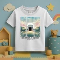 He Is Risen Easter Christian Empty Tomb Jesus Resurrection  Toddler T-Shirt thumb 3