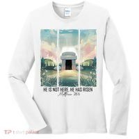 He Is Risen Easter Christian Empty Tomb Jesus Resurrection  Women's Long Sleeve Shirt thumb 0