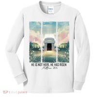 He Is Risen Easter Christian Empty Tomb Jesus Resurrection  Kids Long Sleeve Shirt thumb 0