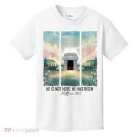He Is Risen Easter Christian Empty Tomb Jesus Resurrection  Kids T-Shirt thumb 0