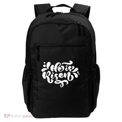 He Is Risen Easter Quote Backpack