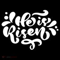 He Is Risen Easter Quote Women's Hoodie thumb 2