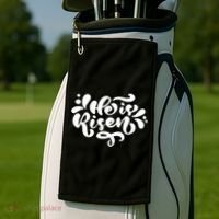 He Is Risen Easter Quote Golf Towel thumb 2