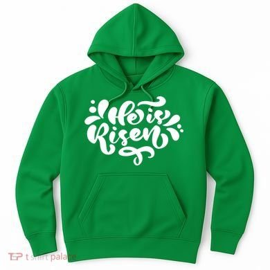 He Is Risen Easter Quote Hoodie