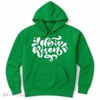 He Is Risen Easter Quote Hoodie thumb 0
