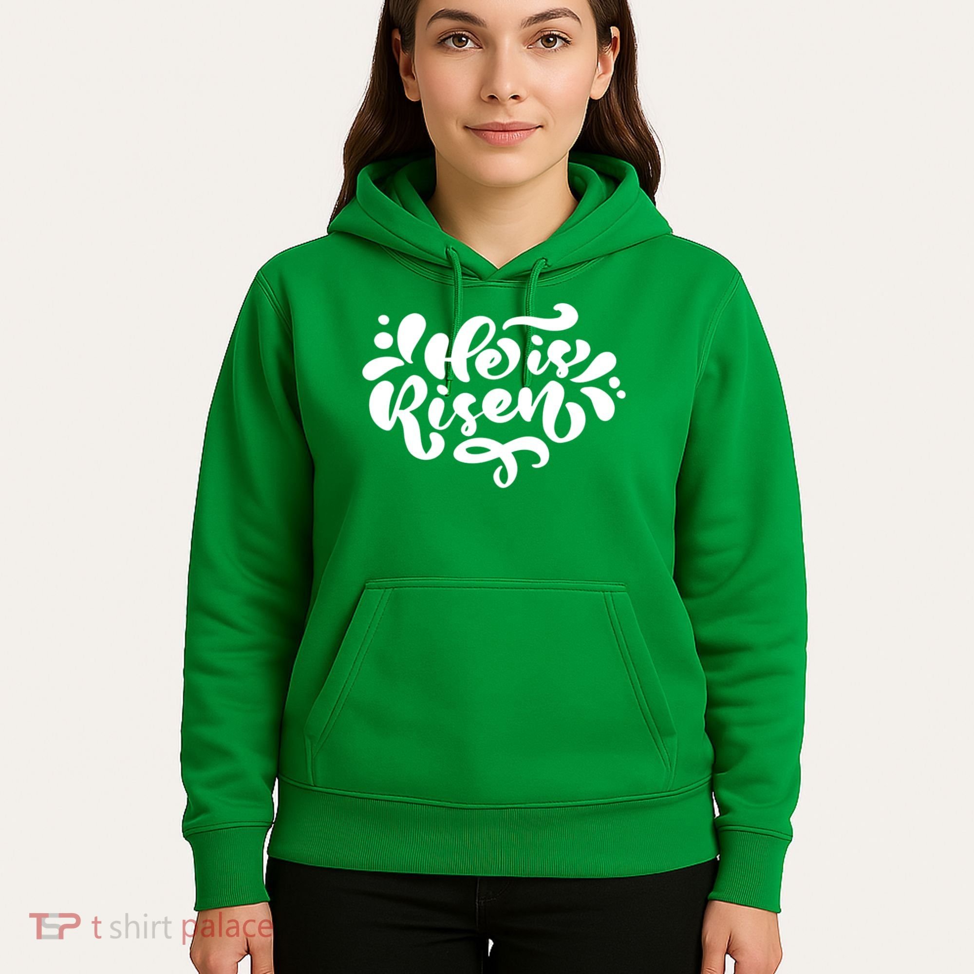 He Is Risen Easter Quote Hoodie